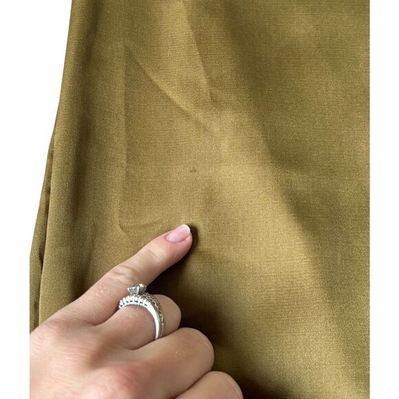 NEW Gap Satin Cargo Jogger Pants Olive Green XL - Picture 8 of 9